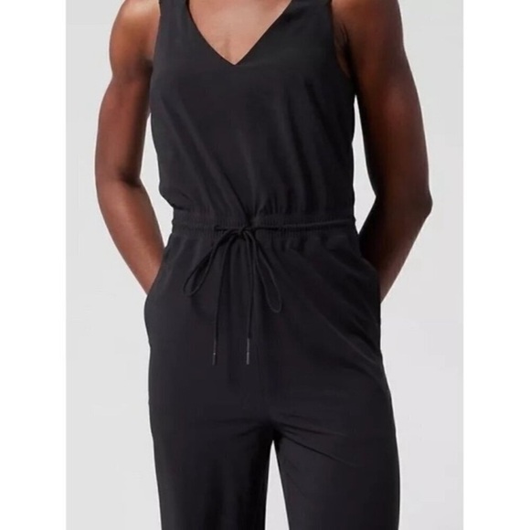 Athleta Black Savannah Jumpsuit Altered - Picture 14 of 15